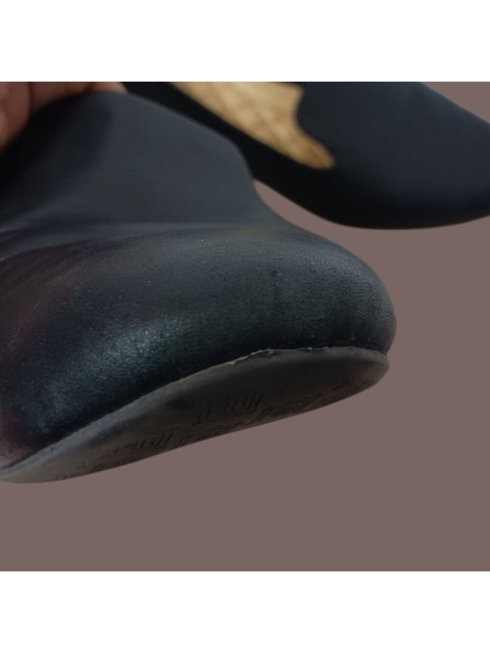 Birdies Black Leather Quilted Insole Slip On Loafers Womens Size 8 - Picture 10 of 11